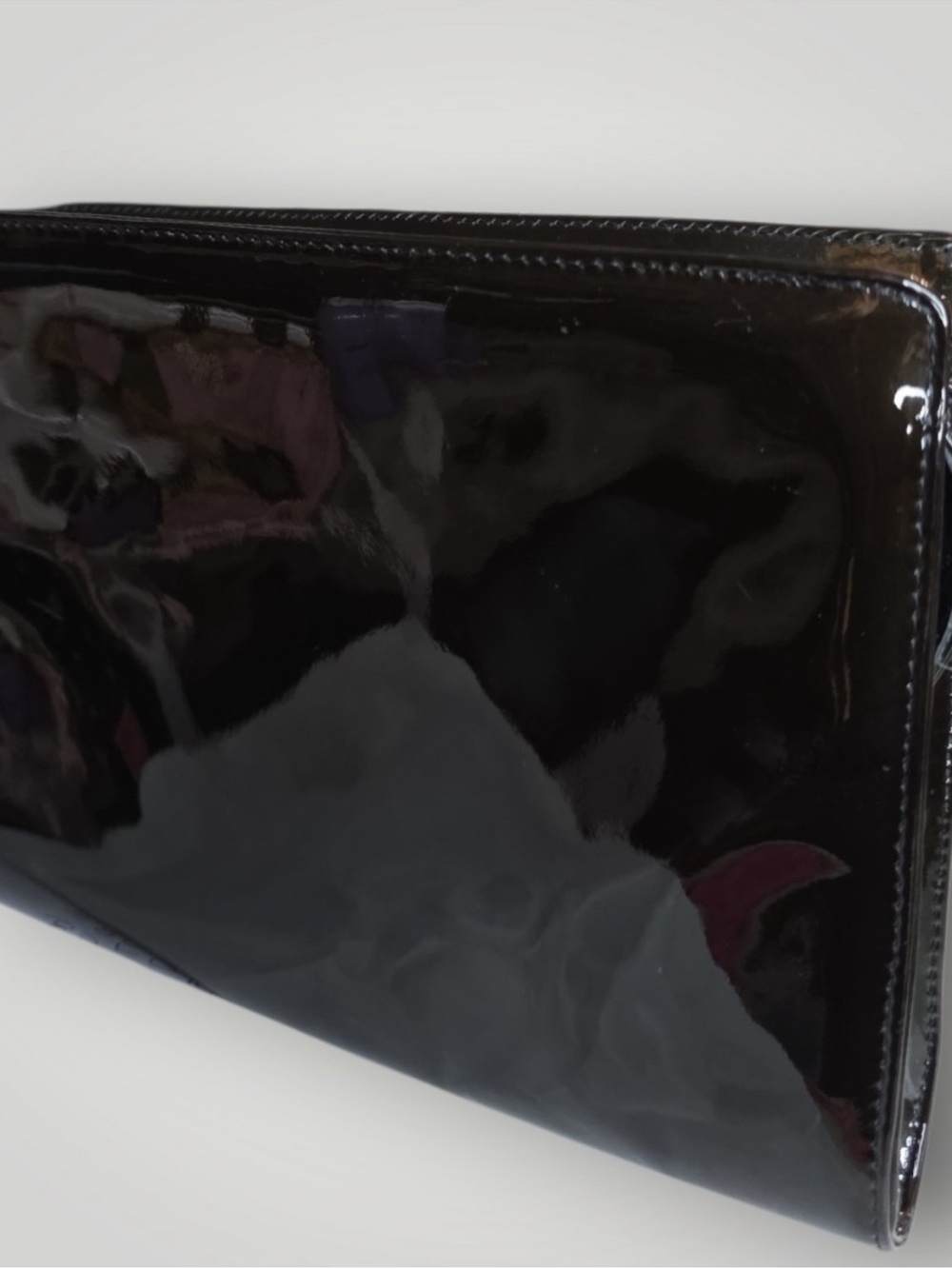 Bally Black Patent Leather Dopp Kit - Picture 5 of 6